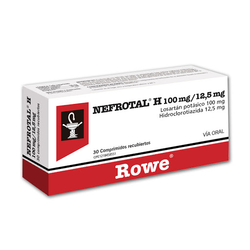 NEFROTAL H 100/12.5MG 30COMP ROWE