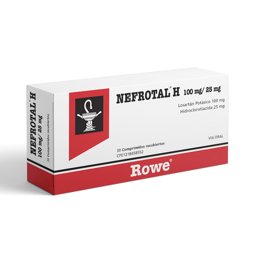 NEFROTAL H 100/25MG 30COMP ROWE