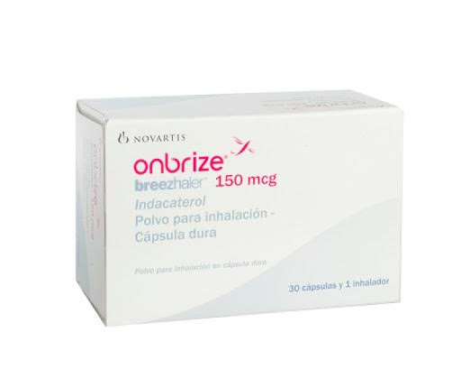 ONBRIZE 150mg x 30 CÁPSULAS + 1 INHALADOR