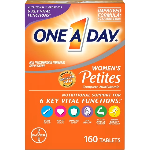 ONE A DAY WOMENS PETITES MULTIVITAMINICO 160 TAB