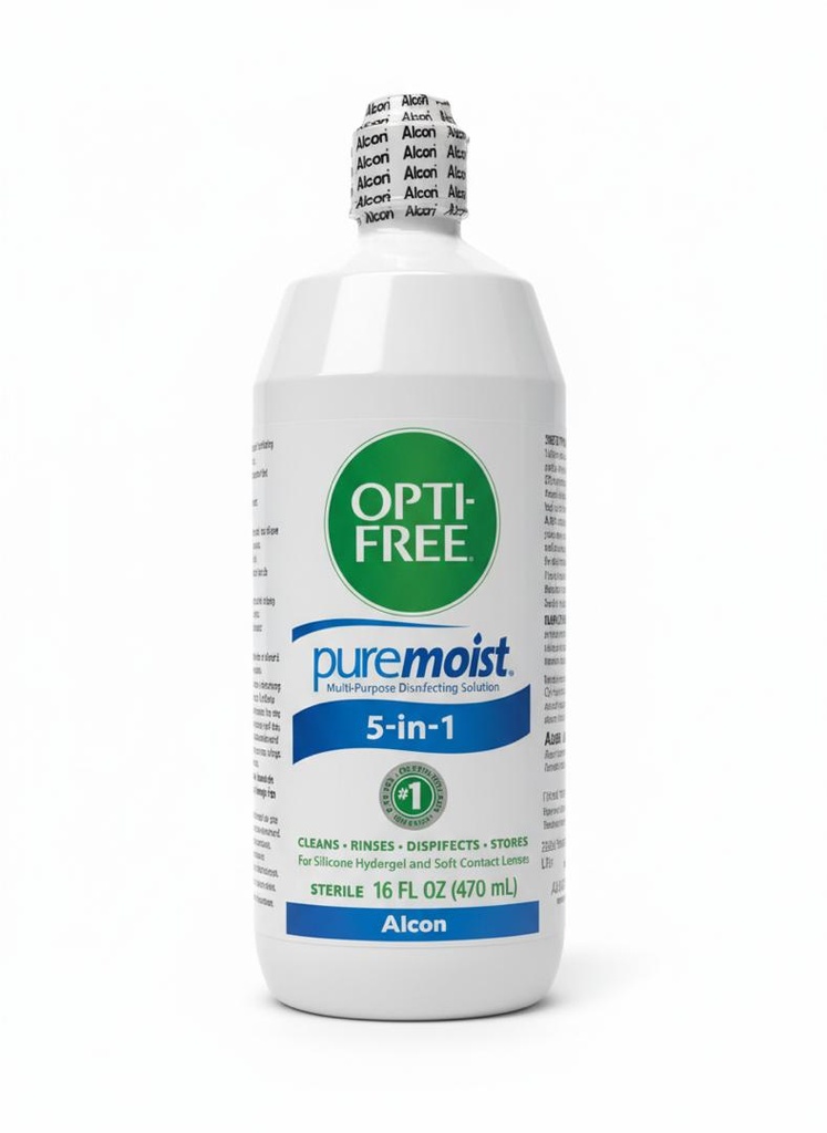 LIQUIDO OPTI-FREE PUREMOIST 470ML 1UNI