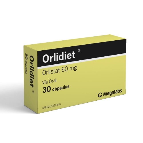 ORLIDIET 60 MG 30 CÁPSULAS MEGALABS