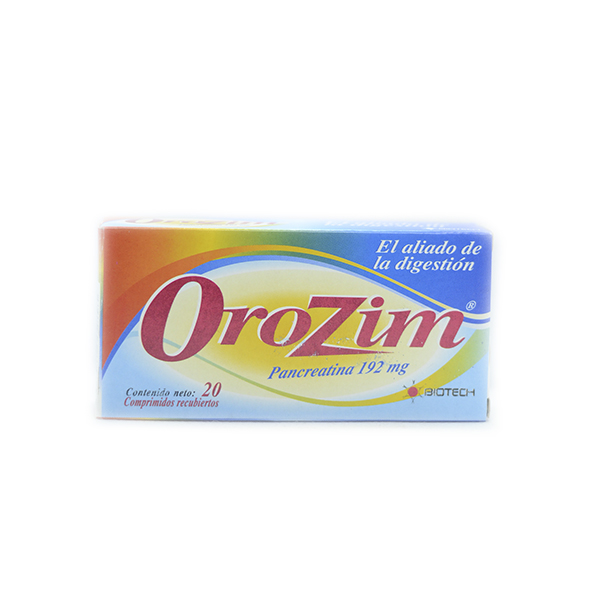 OROZIM 192MG 20COMP