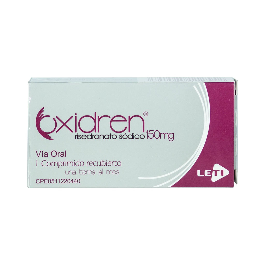 OXIDREN 150 MG 1COMP LETI