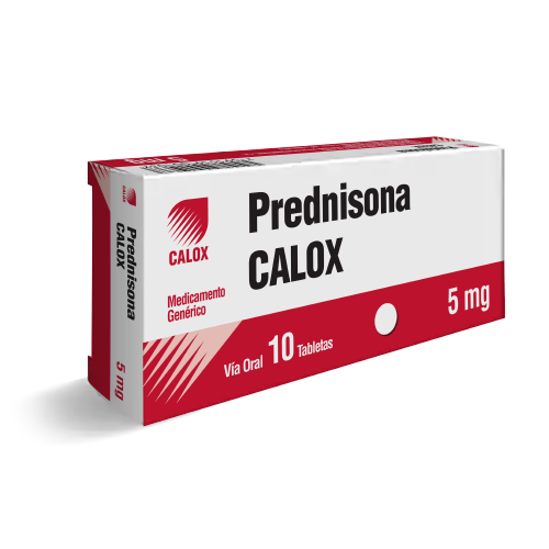 PREDNISONA 5MG 10TAB CALOX