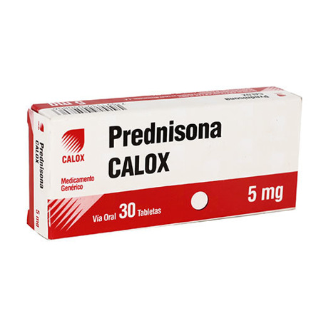 PREDNISONA 5MG X 30 TAB CALOX