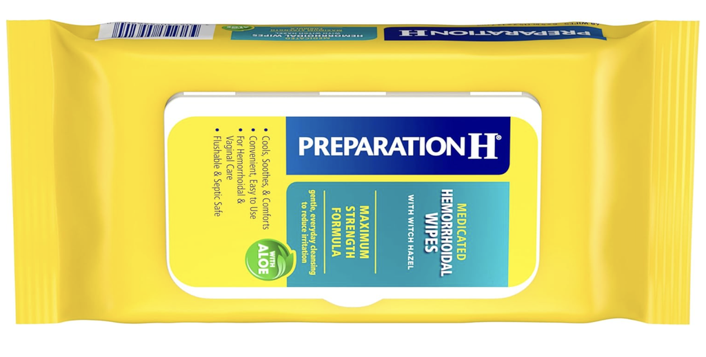 PREPARATION H 60 WIPES