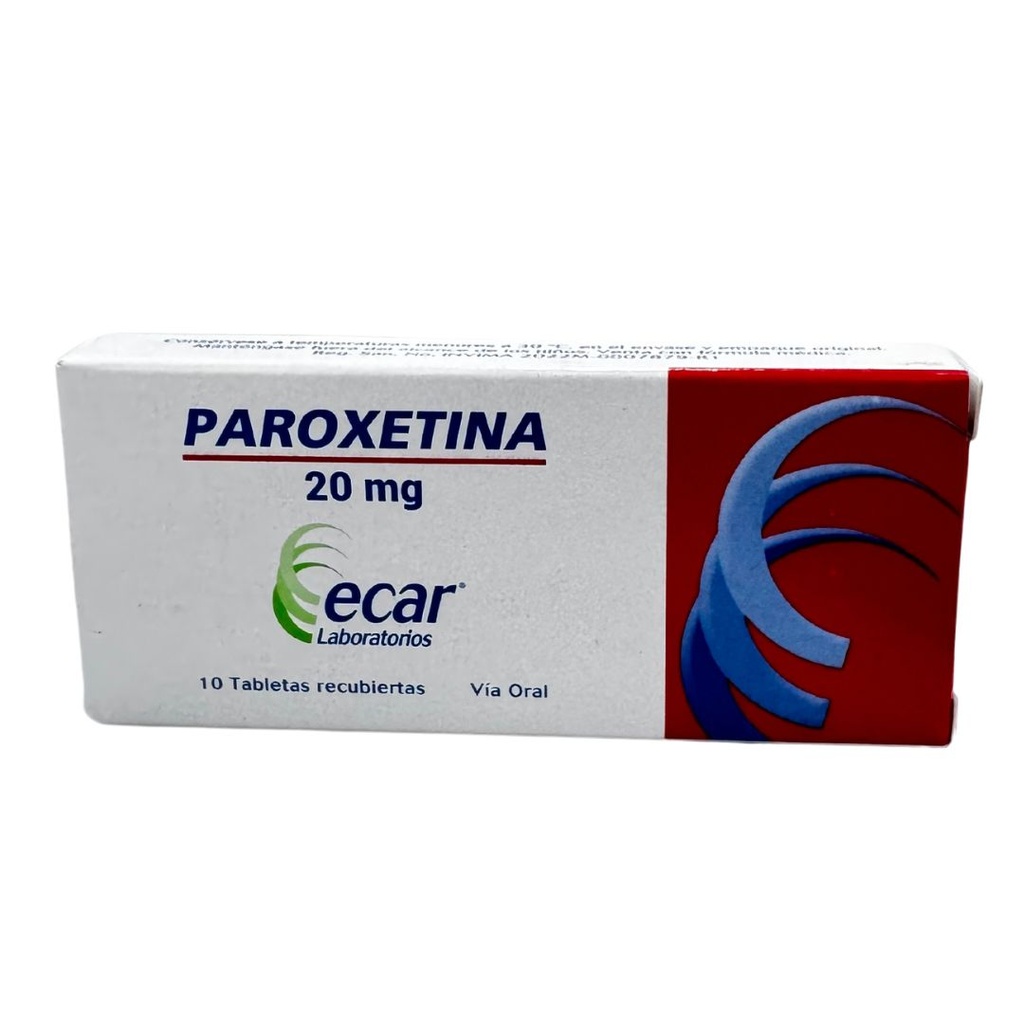 PAROXETINA 20MG 10TAB ECAR