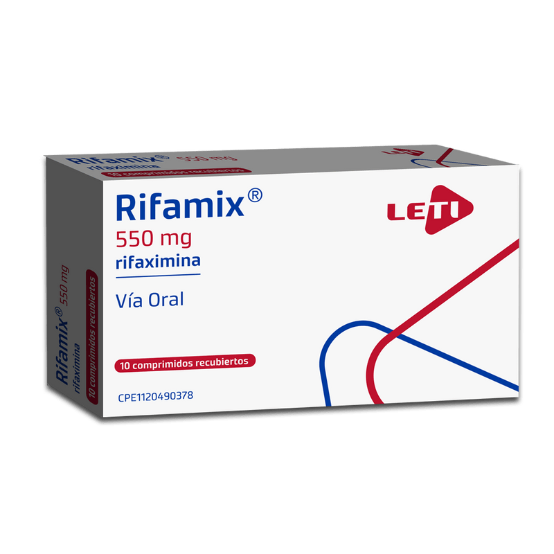 RIFAMIX 550MG 10COMP LETI