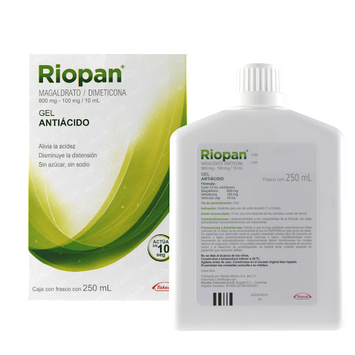 RIOPAN 800MG 100MG FRASCO 250ML 