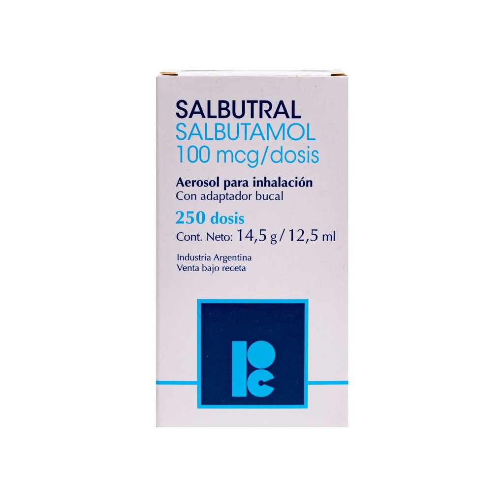 SALBUTRAL 100MCG INHA 250DOSIS 
