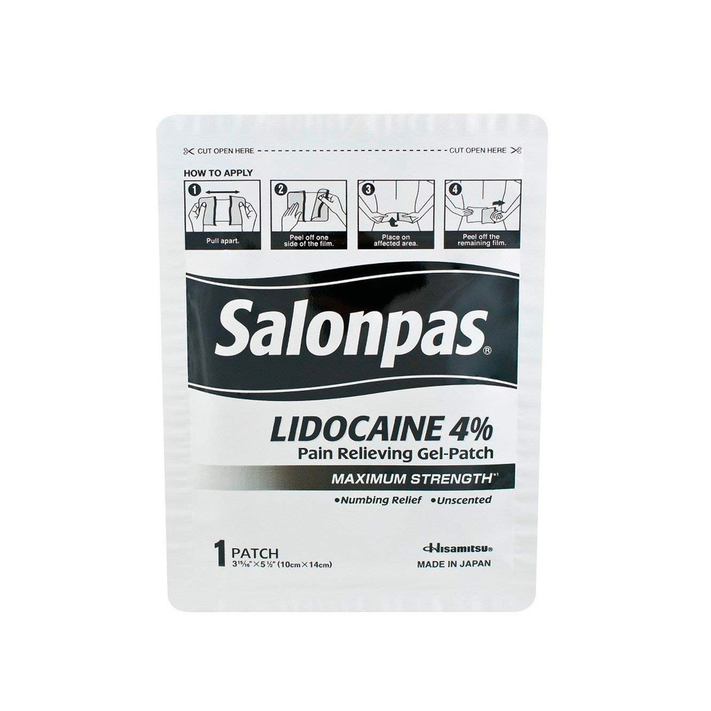 SALONPAS LIDOCAINE 4% 1 UNI