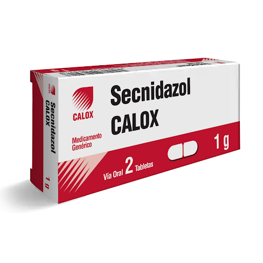 SECNIDAZOL 1G 2TAB CALOX 