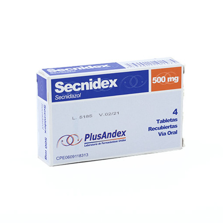 SECNIDEX 500MG 4TAB