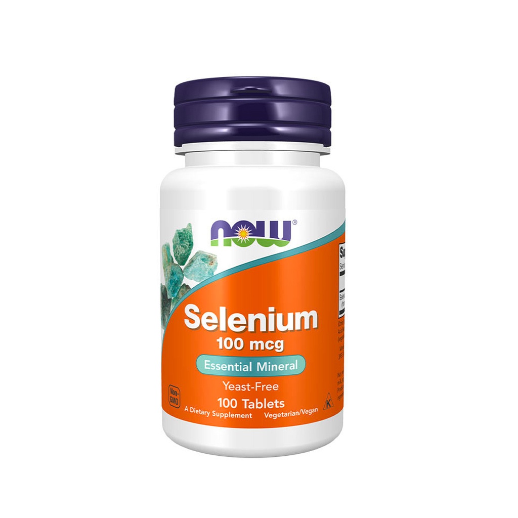 SELENIUM 100mcg x 100 TABLETAS NOW