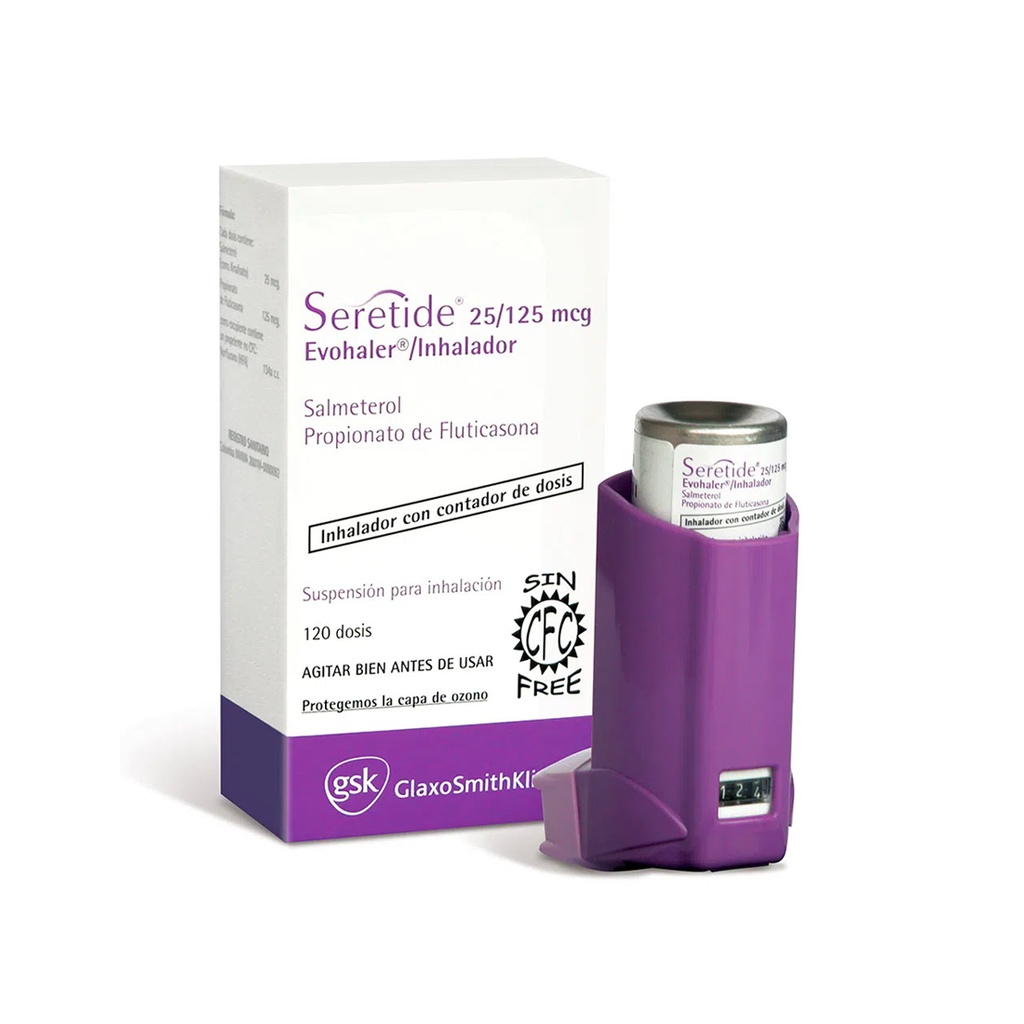 SERETIDE 25/125MCG 120 DOSIS