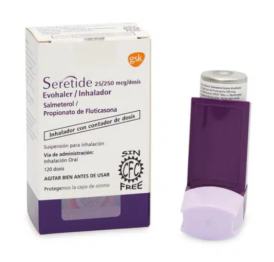 SERETIDE 25/250MCG 120DOSIS 