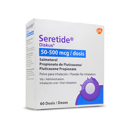 SERETIDE DISKUS 50/500MG 60 DOSIS