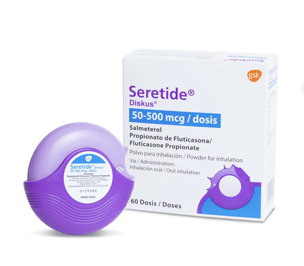 SERETIDE DISKUS 50/500MG 60 DOSIS
