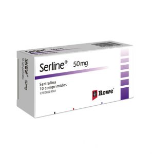 SERLINE 50 MG 10 COMP