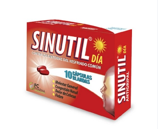 SINUTIL DÍA 500 MG 10 CÁPSULAS  BLANDAS