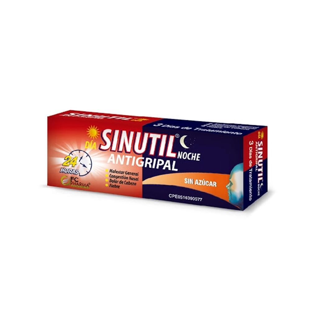 SINUTIL DIA/NOC 500 MG 