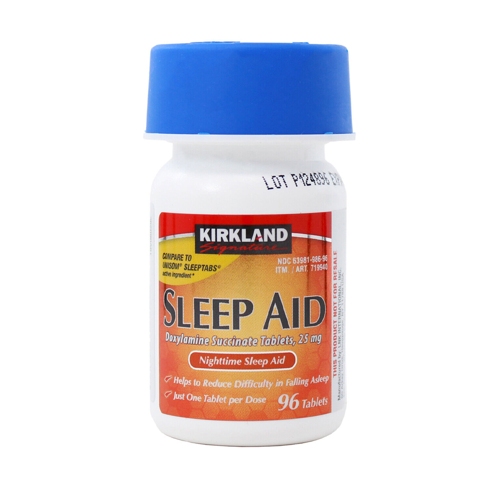 SLEEP AID 25MG 96TAB KS