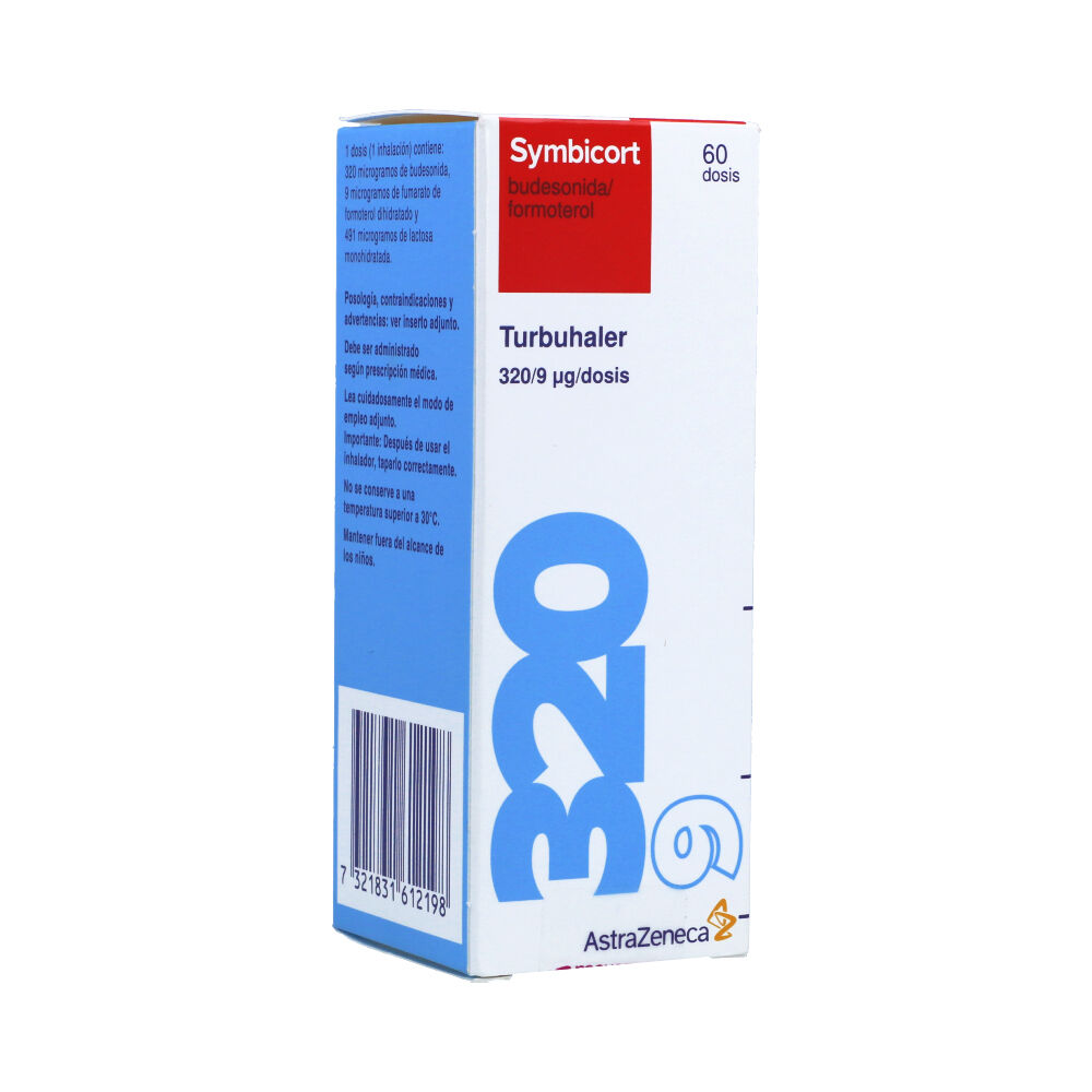 SYMBICORT 320/9MG 60 DOSIS