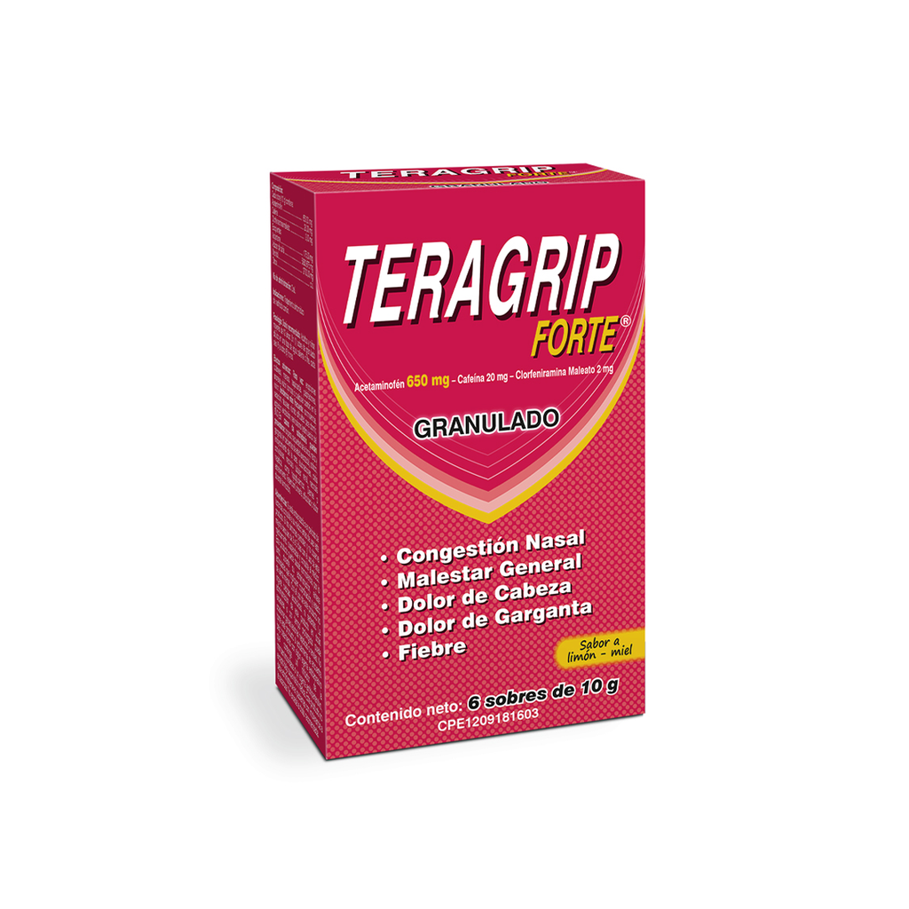 TERAGRIP FORTE DIA GRANULADO 6 SOBRES FARMA