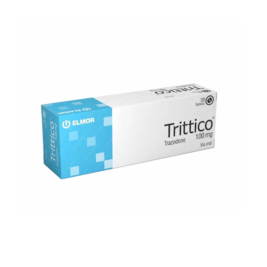 TRITTICO 100 MG 30 TABLETAS. ELMOR