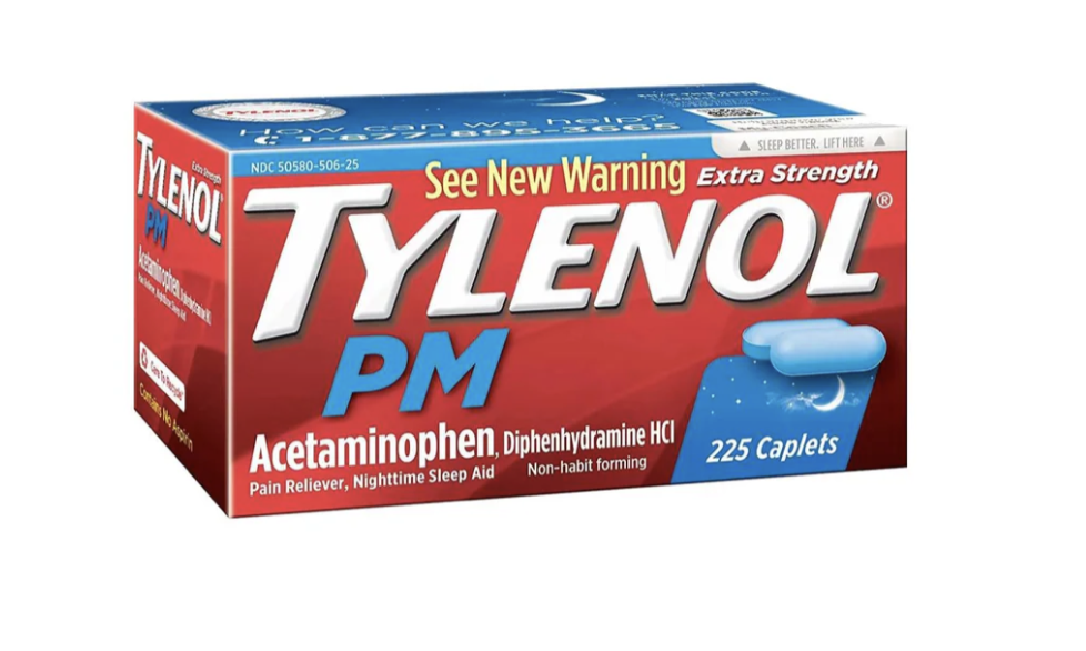 TYLENOL PM EXTRA 225 CAP