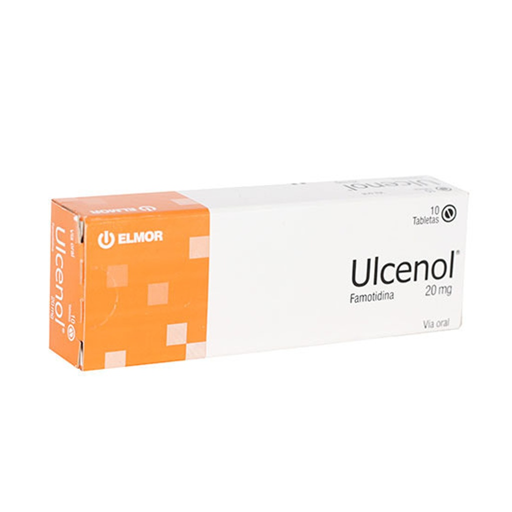 ULCENOL 20 MG 10 TAB ELMOR