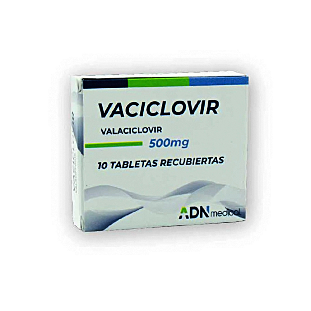 VACICLOVIR 500 MG 10 TAB