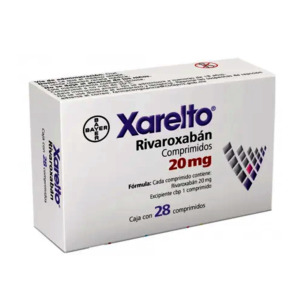 XARELTO 20mg x 28 COMPRIMIDOS