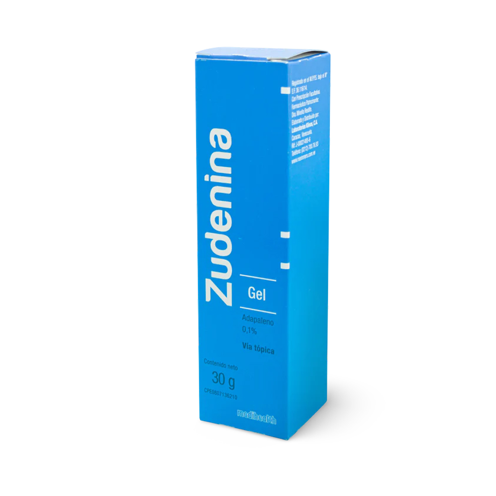 ZUDENINA 0,1% GEL TOP 30 GR MEDIHEALTH