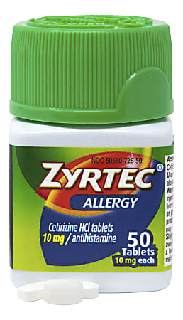ZYRTEC ALLERGY 50TAB 