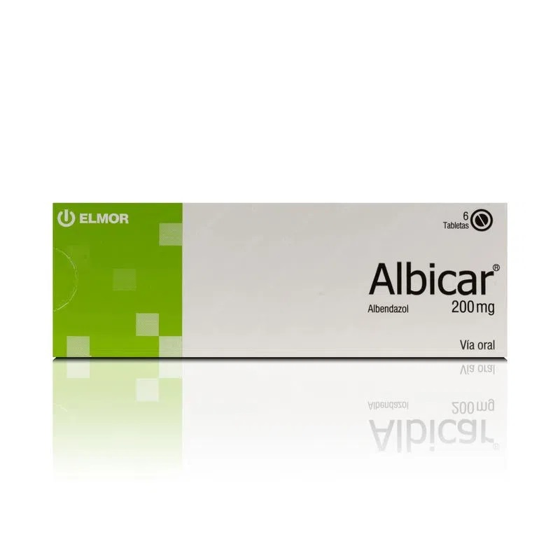 ALBICAR 200mg x 6 TABLETAS ELMOR