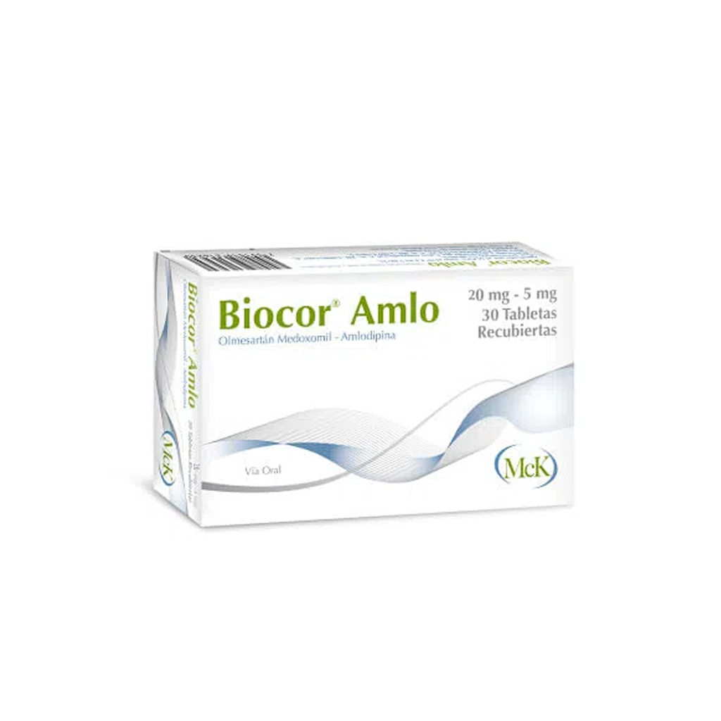 BIOCOR AMLO 20/5MG X 30 TAB MCK