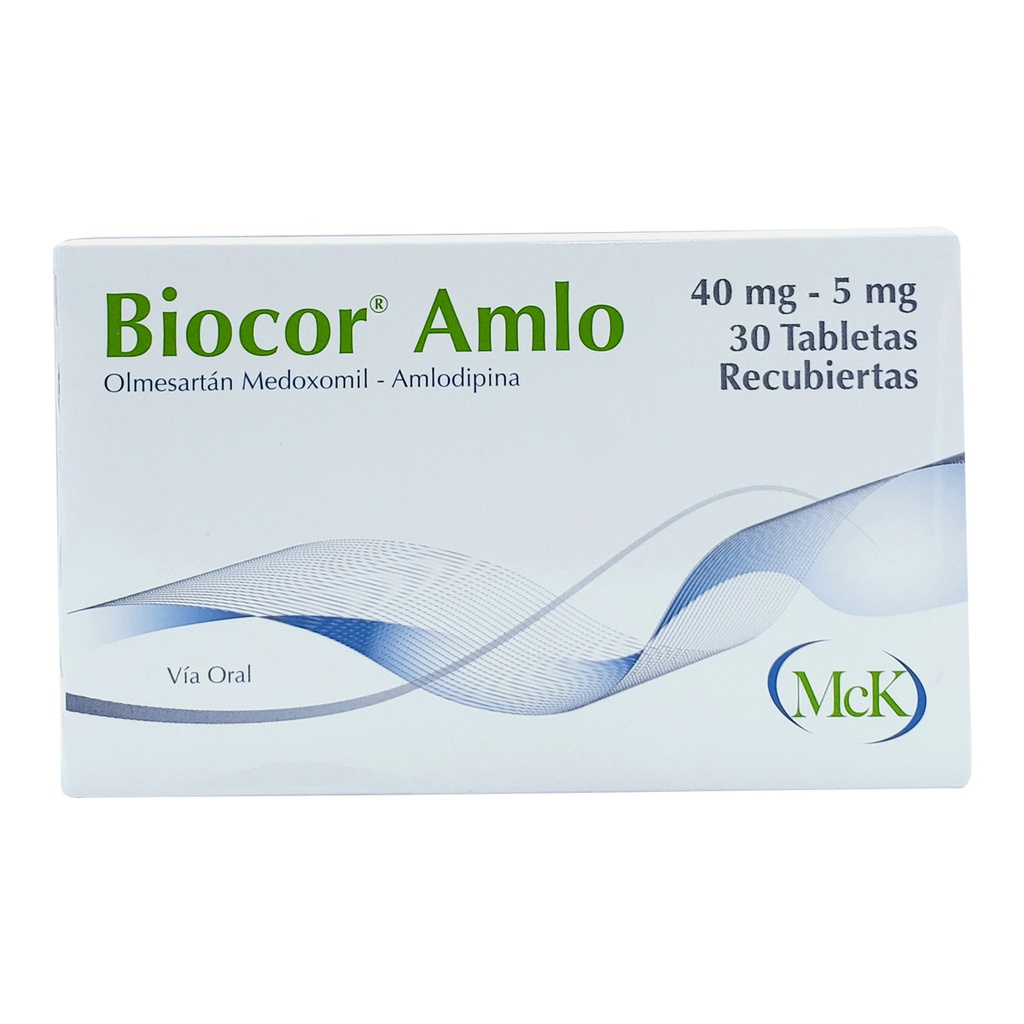 BIOCOR AMLO 40/5MG X 30 TAB MCK