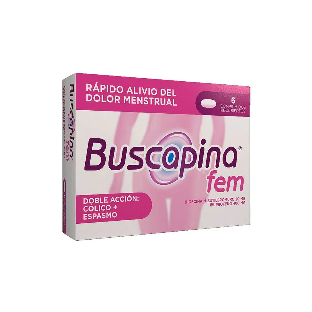 BUSCAPINA FEM 6TAB BLISTER