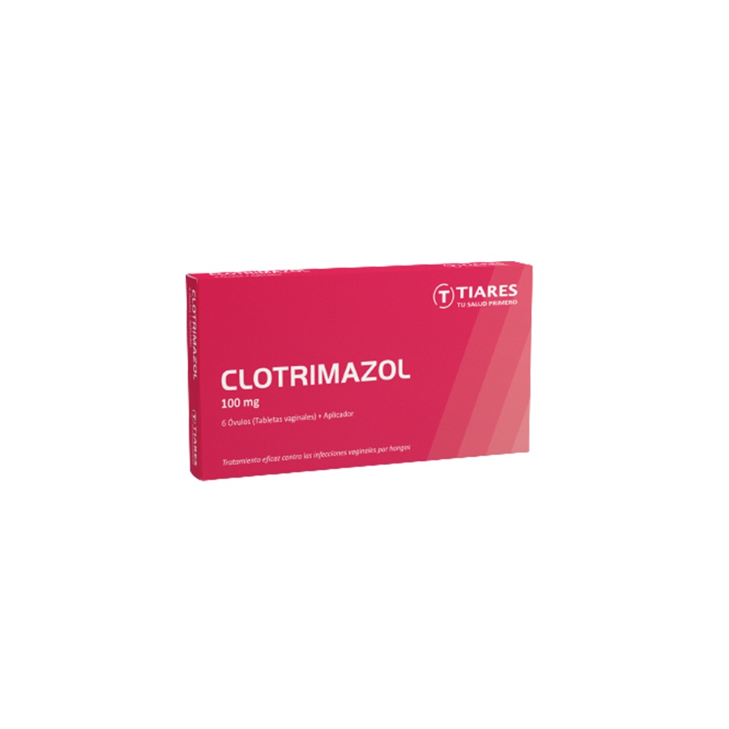 CLOTRIMAZOL 100MG 6OVULOS TIARES