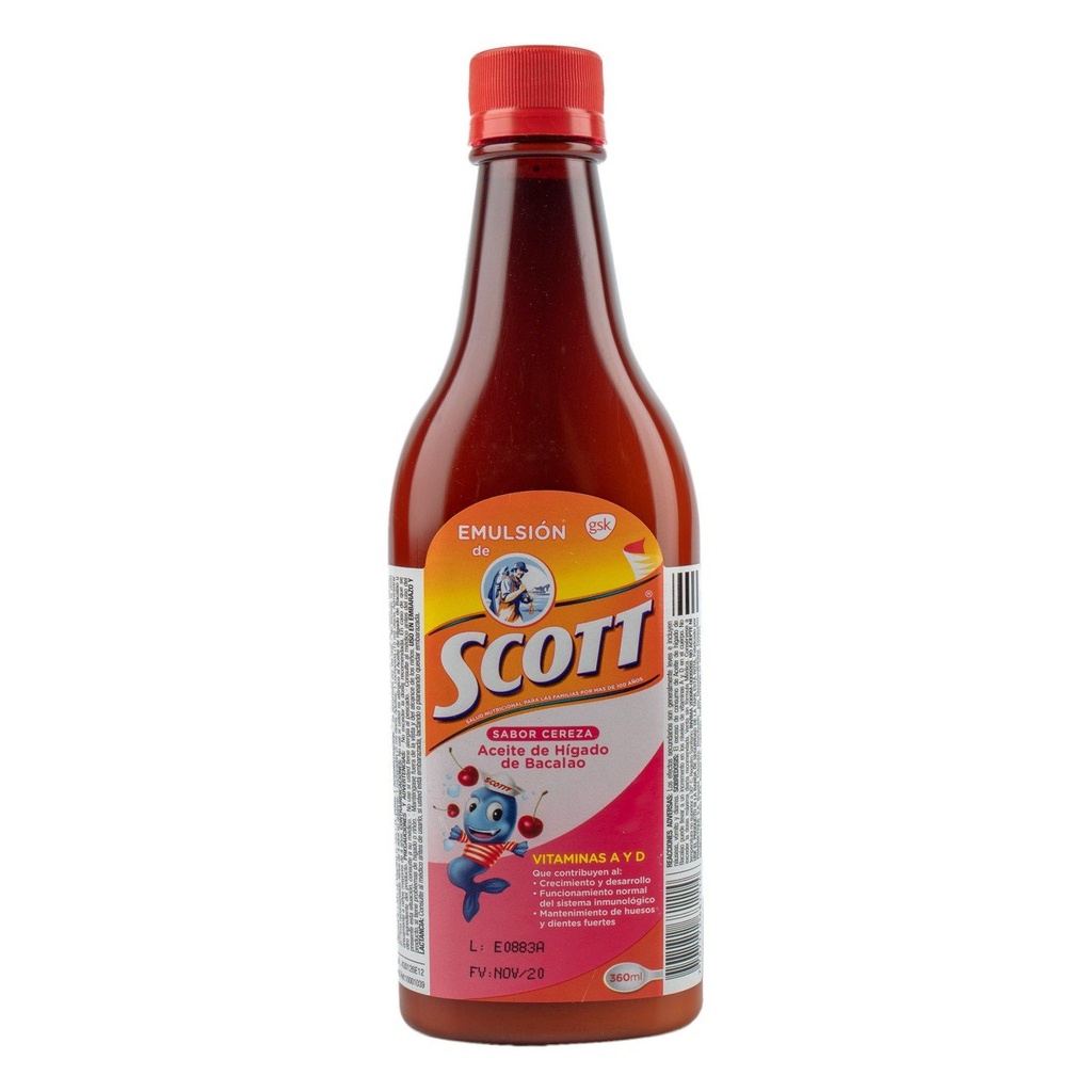 EMULSION DE SCOTT CEREZA 180ML