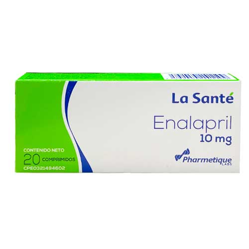 ENALAPRIL 10MG 20TAB LA SANTE