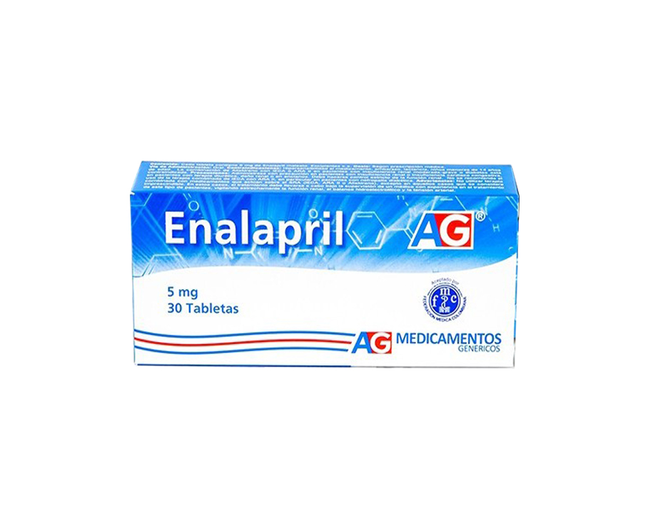 ENALAPRIL 5MG 30TAB AG