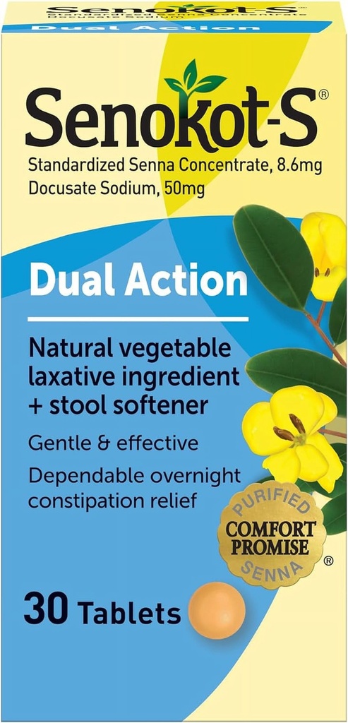 SENOKOT - S DUAL ACTION 30TAB