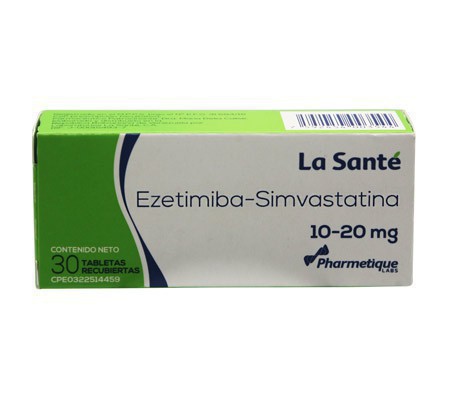 EZETIMIBA-SIMVASTATINA 30TAB LS