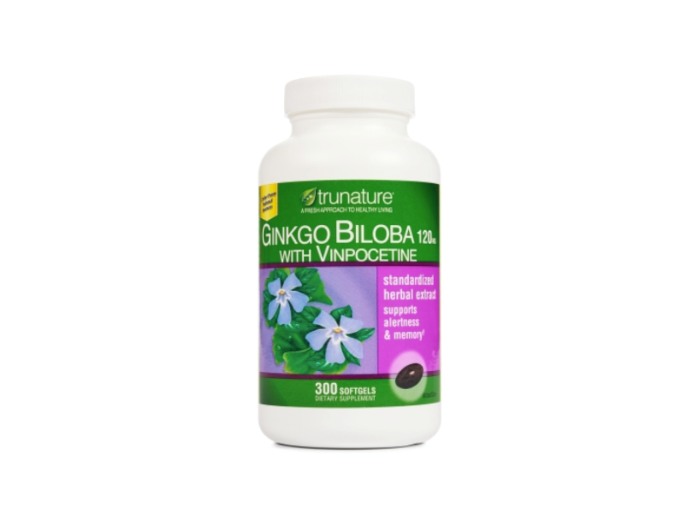 GINKGO BILOBA 120MG 300CAP TRUNATURE