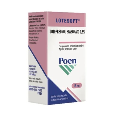 LOTESOFT 0,5% 5ML GOTAS OFTALMICAS POEN