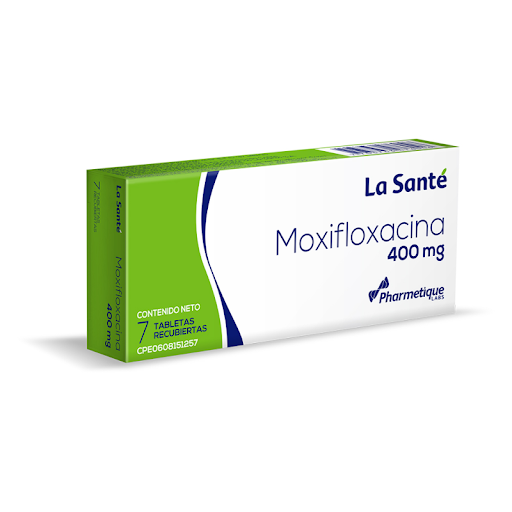 MOXIFLOXACINA 400MG X 7 TAB SANTE