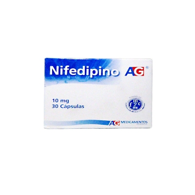 NIFEDIPINO 10MG 30CAP AG